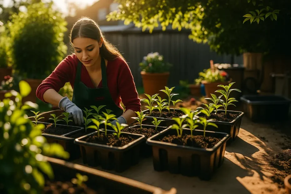 Transplanting peppers is a careful method without damaging the roots